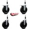 Service Caster 6'' Phenolic Swivel 7/8'' Expand Stem Caster Set 2 Total Lock Brakes, 4PK SCC-EXTTL20S615-PHS-2-S-2-78 - alternate 3